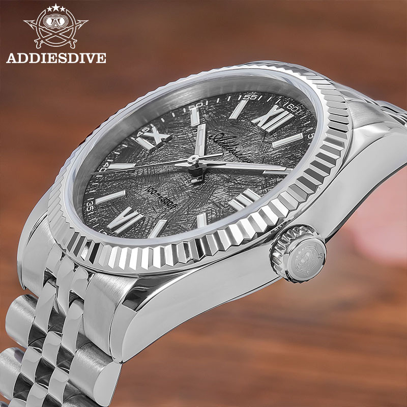 Stainless Bracelet Diver - ADDIESDIVE Elegante Uhr für Damen, luxuriöses