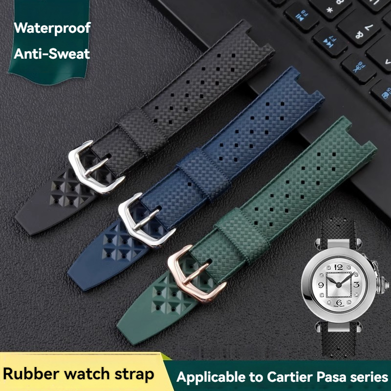 Gummi-Herrenuhrenarmband für C – Cartier Watch Tank Bewertung und Preis
