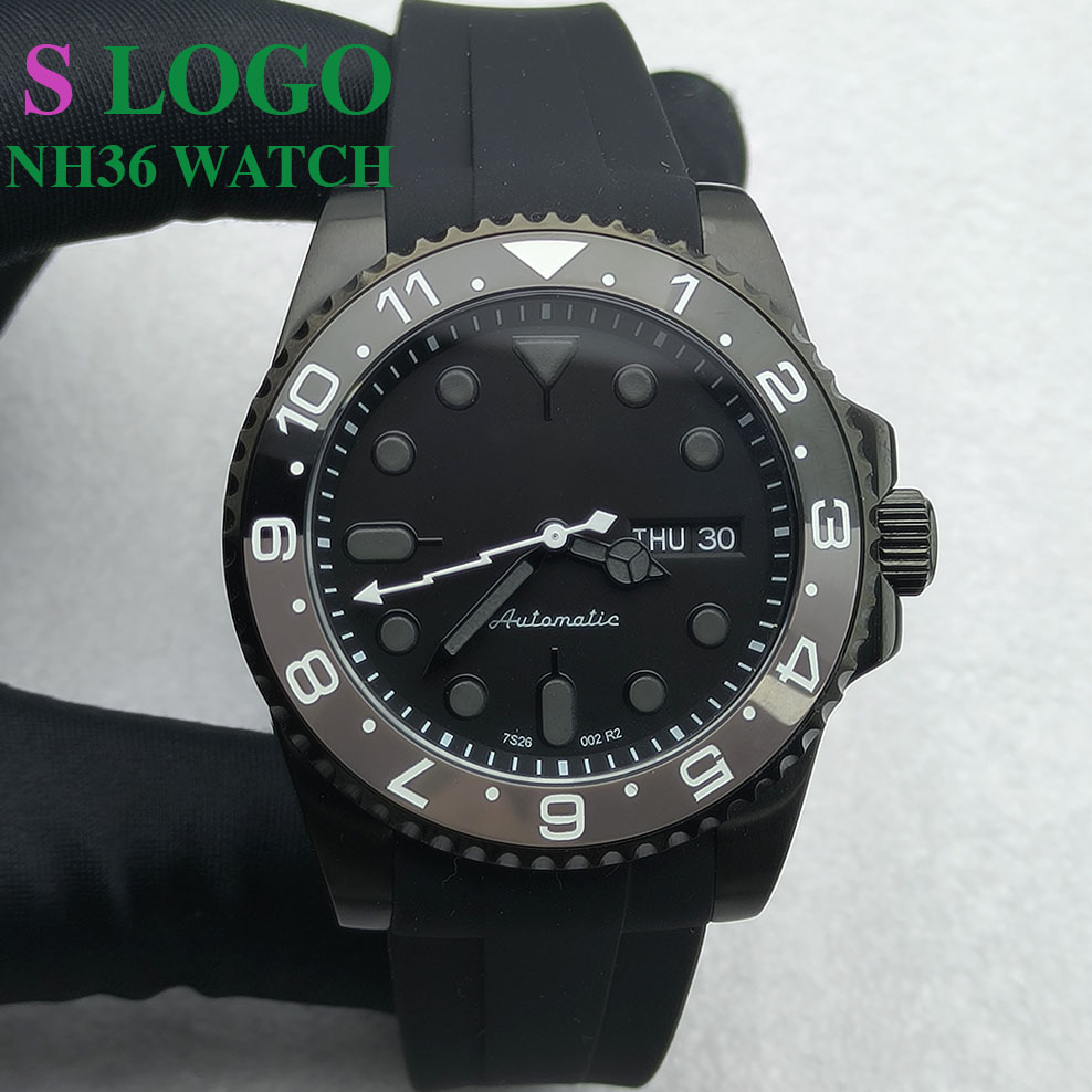 40MM NH36 Uhr Schwarz Herren E – Stainless Bracelet Diver Bewertung und Preis