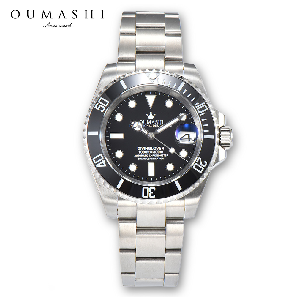 40mm Uhr Automatische mechanis – Stainless Bracelet Diver Bewertung und Preis