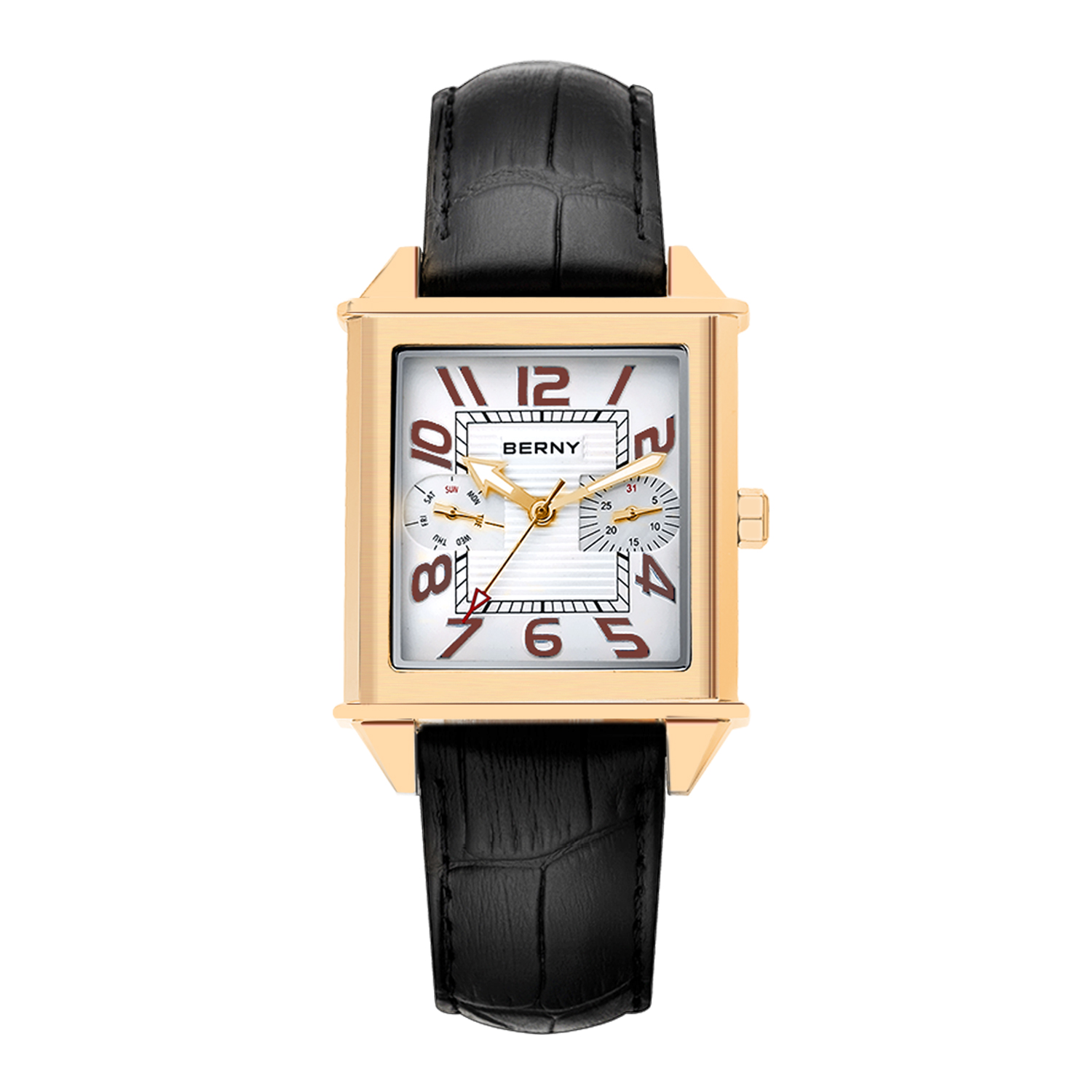 BERNY 6P25 Quarzuhr für Herren – Cartier Watch Tank Bewertung und Preis
