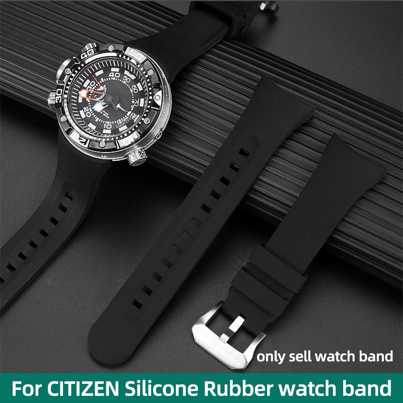 Gummi uhr band Für CITIZEN Tau – Citizen Watch Promaster Bewertung und Preis