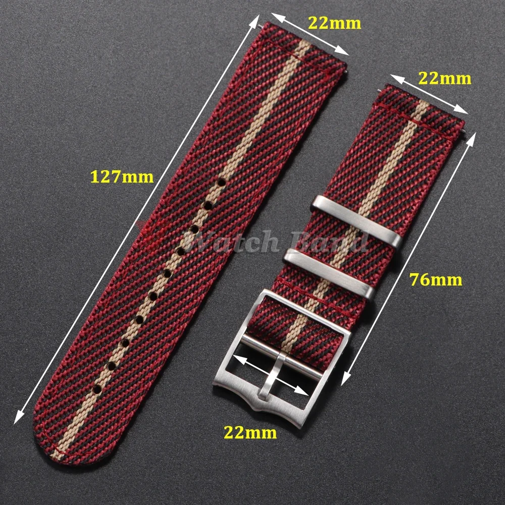 20 22 mm Nylonarmband für Tudo – Suede Strap Watch Bewertung und Preis