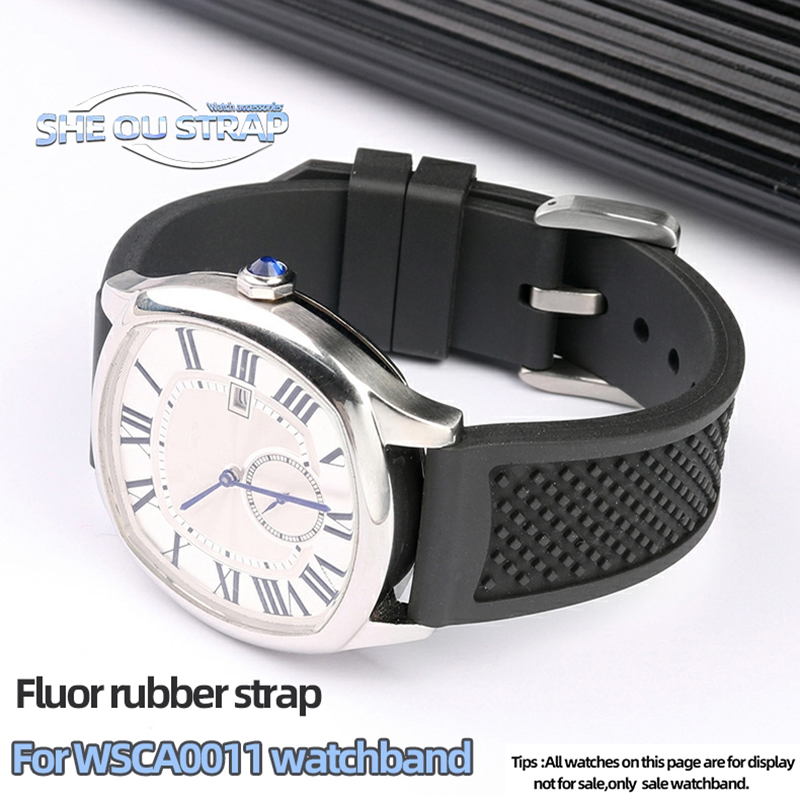 Fluorkautschuk-Uhrenarmband, 2 – Cartier Watch Tank Bewertung und Preis